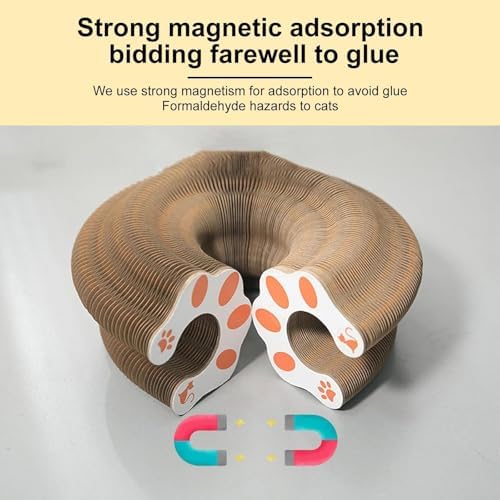 Jogcoys 2PC Kitty Curls Cat Toy recycled-material construction emphasizing safety