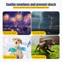 JOHNBOLIN dog anxiety jacket with reflective strip for safer night walks