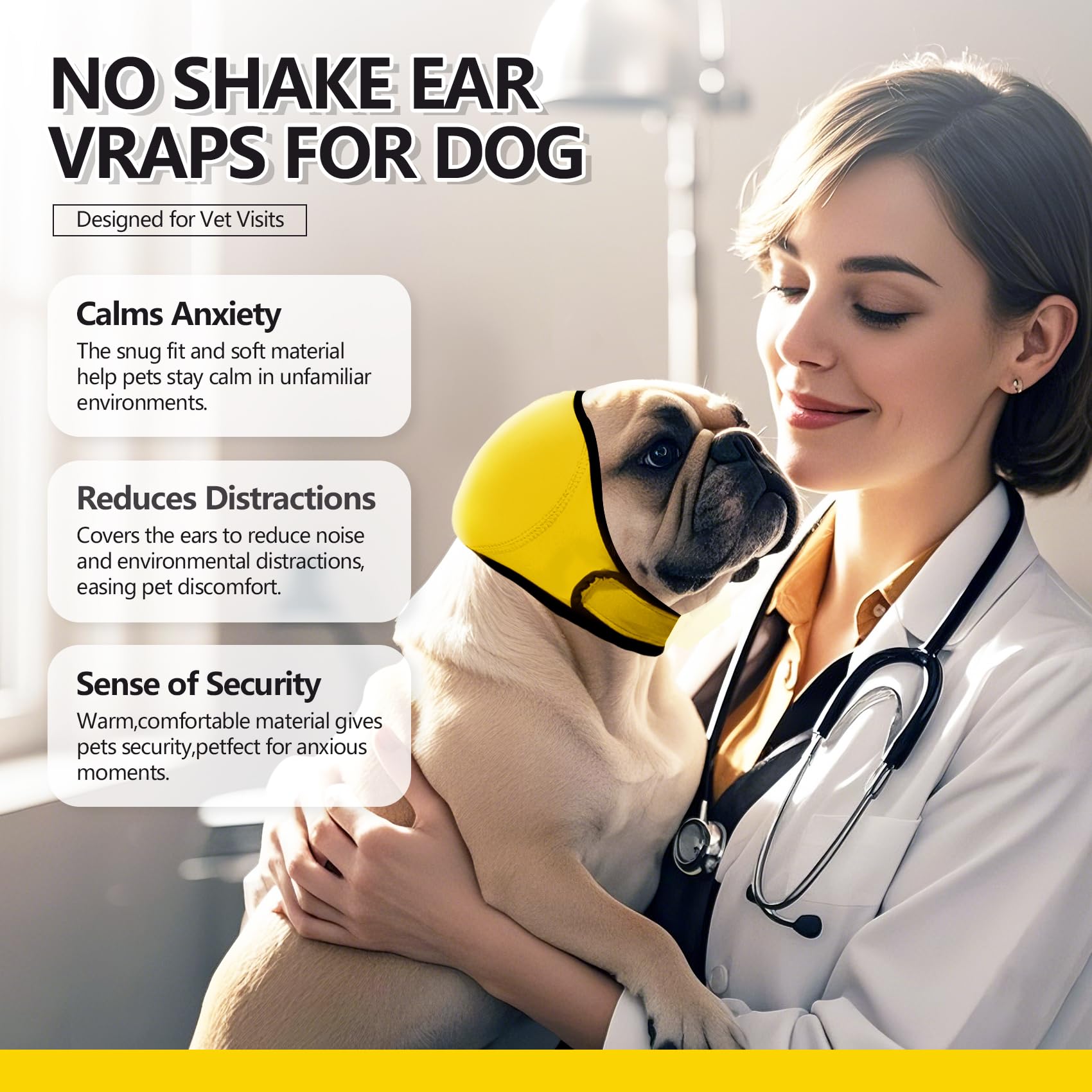 JOHNBOLIN ear wrap waterproof design illustrated for water or moisture resistance.