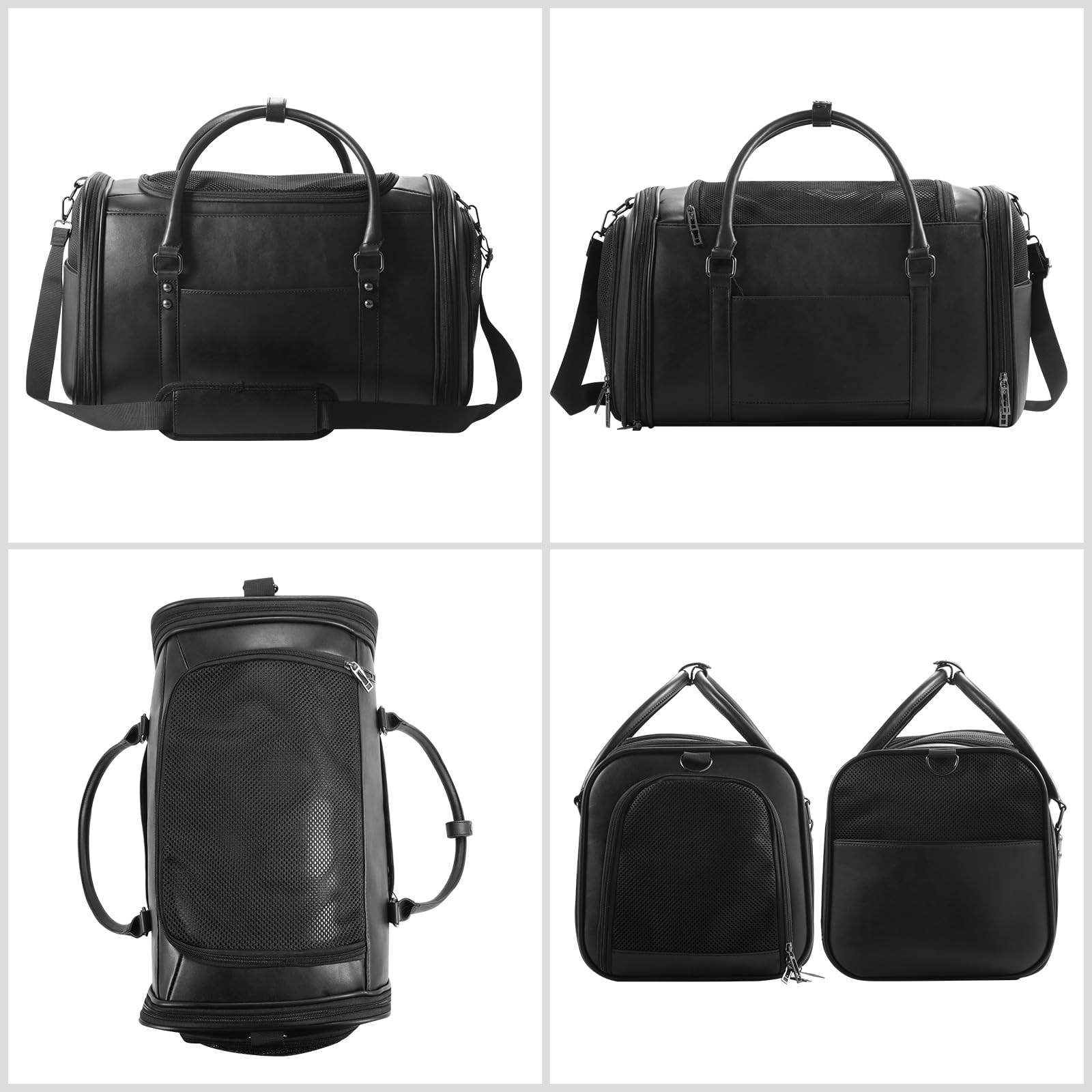 Johomviin airline-approved carrier fits under-seat spaces for easy travel.