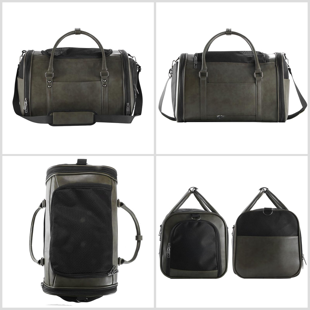 Johomviin airline-approved under-seat carrier fits cabin spaces.