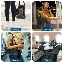 Johomviin foldable carrier side view highlighting lightweight portability for errands