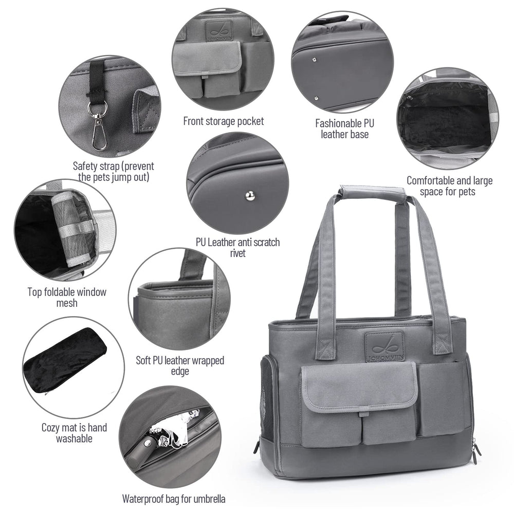 Johomviin foldable waterproof Oxford cloth highlight durability and lightweight portability.