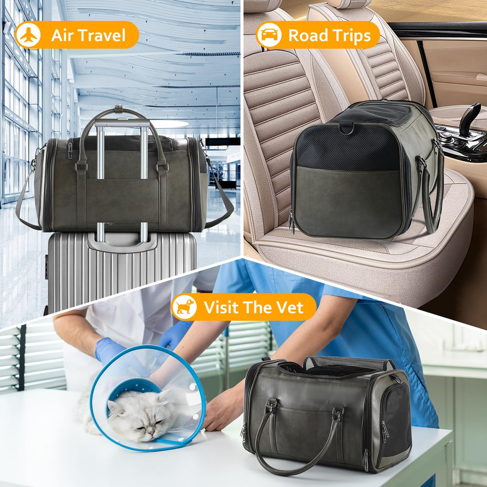 Johomviin lightweight green travel tote for easy carrying.