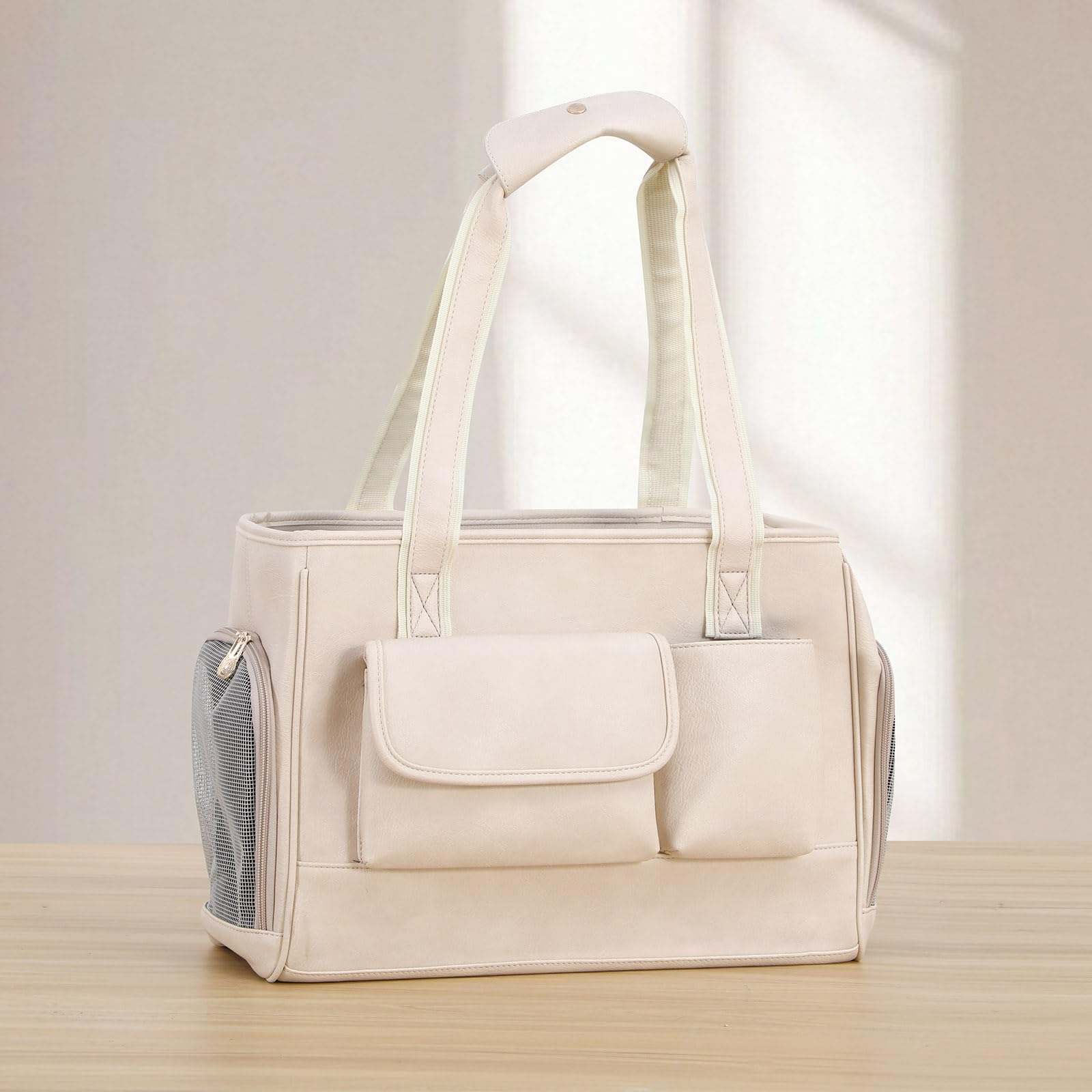 Johomviin shoulder strap and handles image underlines easy-to-carry design.