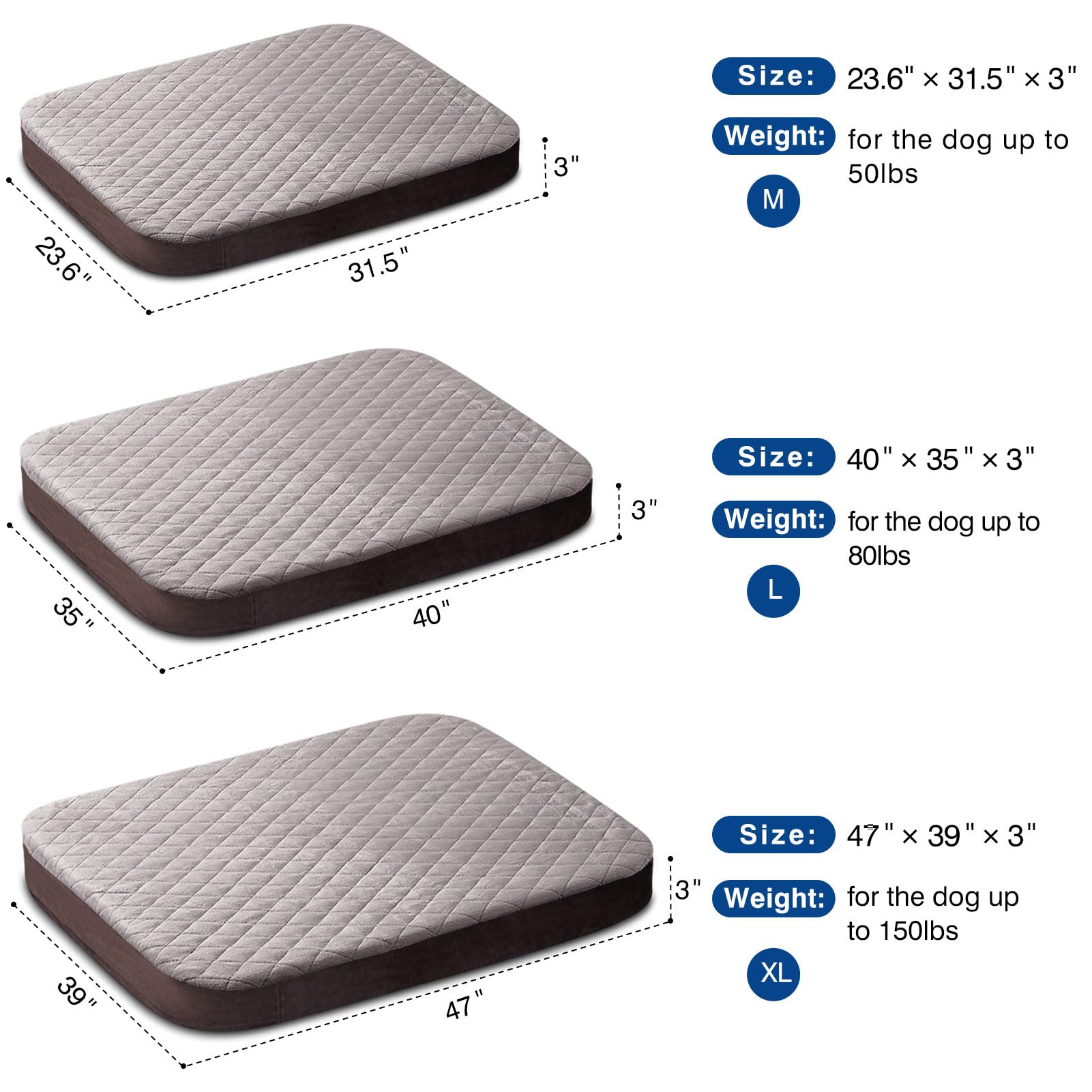 Cover care and dryer safe label on JoicyCo bed