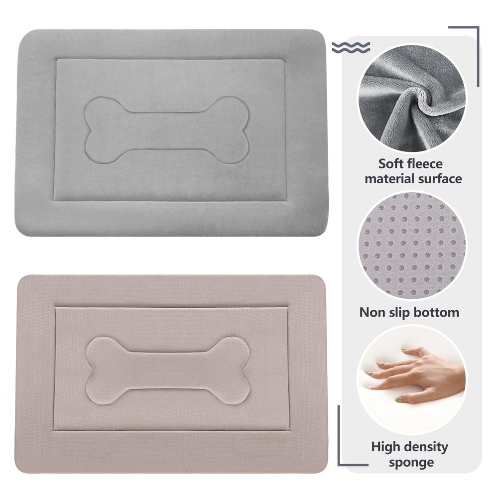 JoicyCo large dog bed features high-density foam core that holds shape.