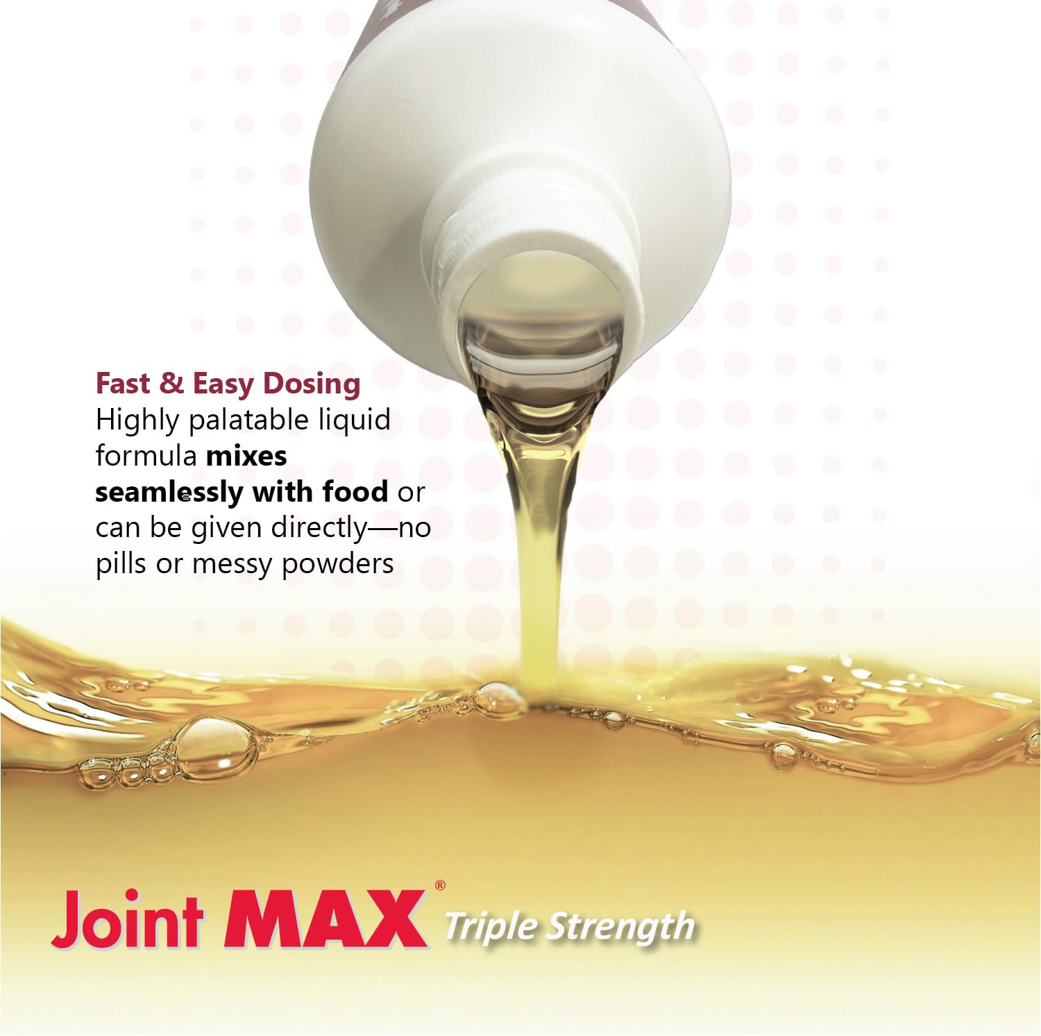 Active dog enjoying a run after using Joint MAX Liquid for Dogs.