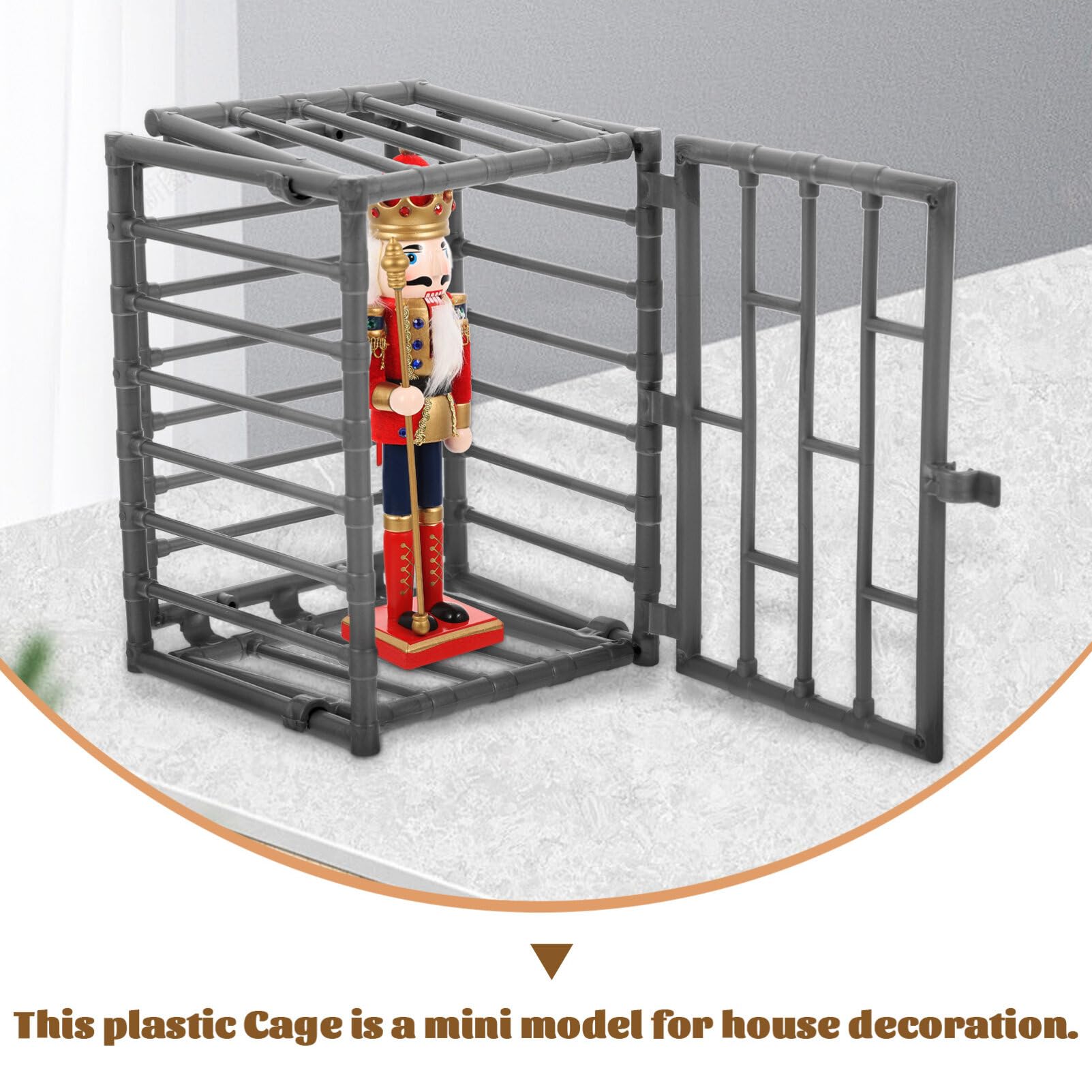 jojofuny diy mini cage paint decor surface invites personalization and crafts.