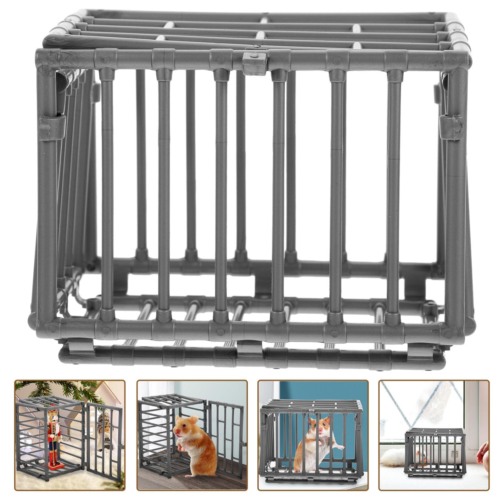 jojofuny dollhouse accessory cage decoration suits tiny rooms and shelf displays.