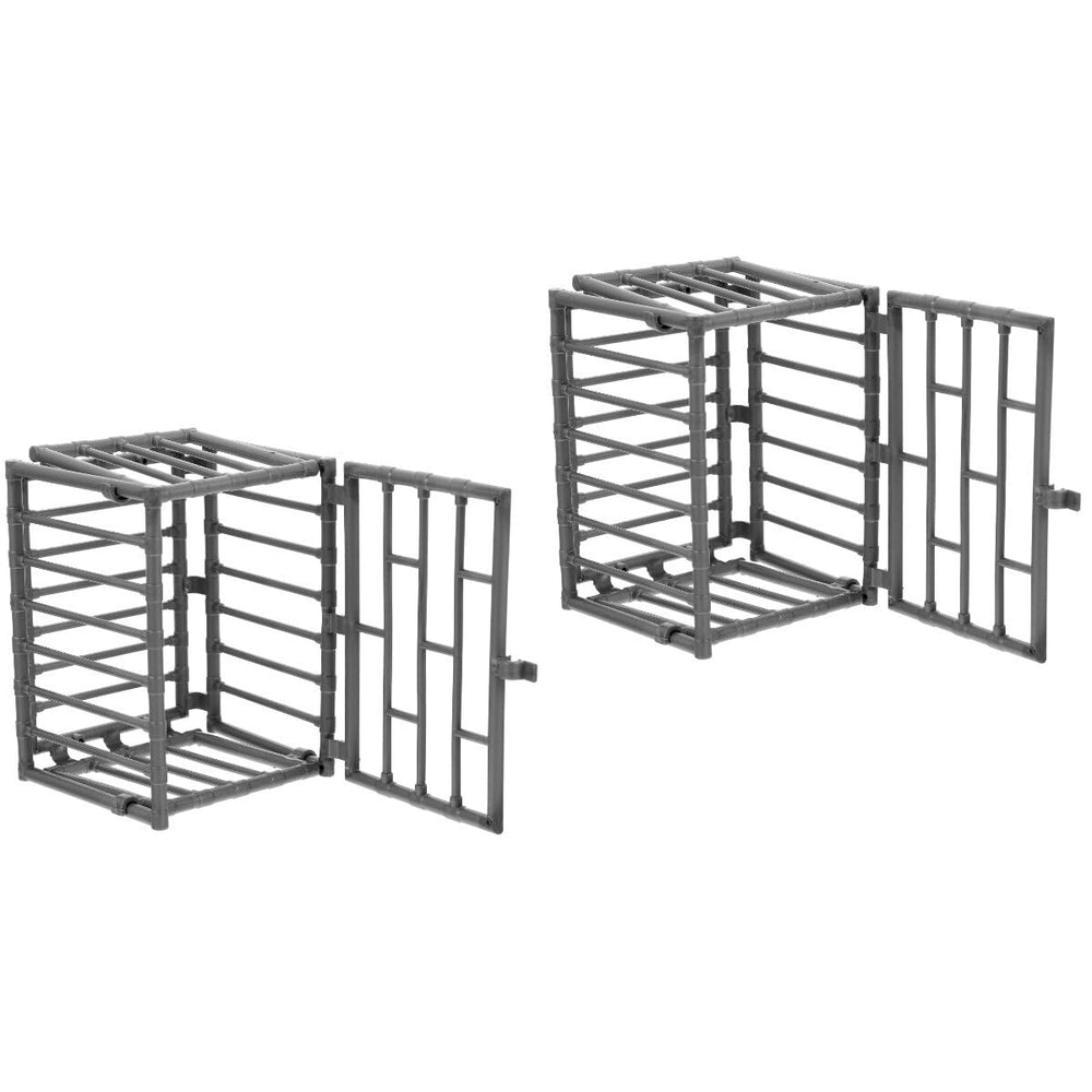 jojofuny small space dollhouse cage display fits tight shelves and desks.