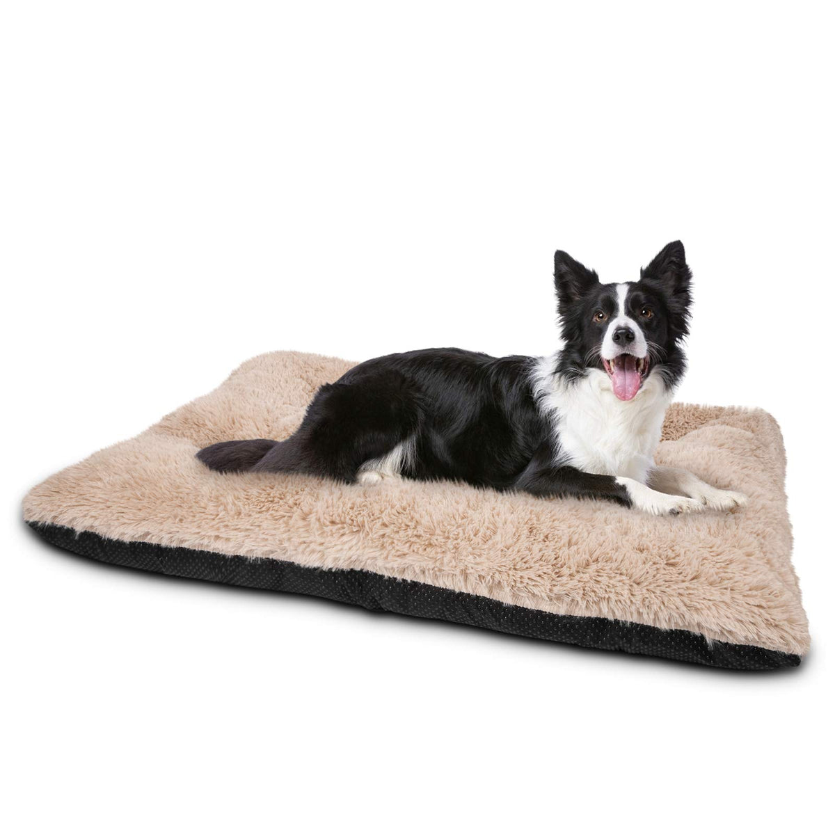 JOEJOY deluxe plush dog bed material close-up showing ultra-soft comfort.