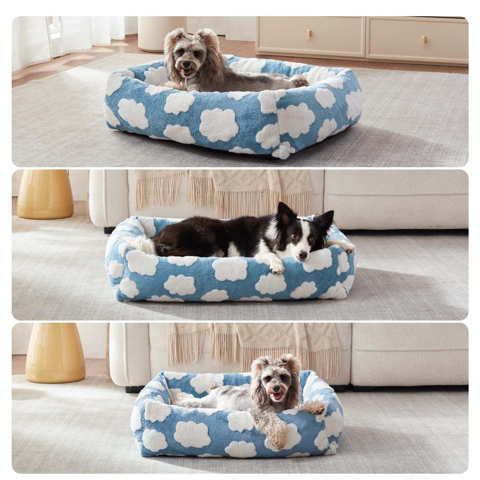 JOEJOY anti-slip bottom contact demonstrates bed stability on slick floors.