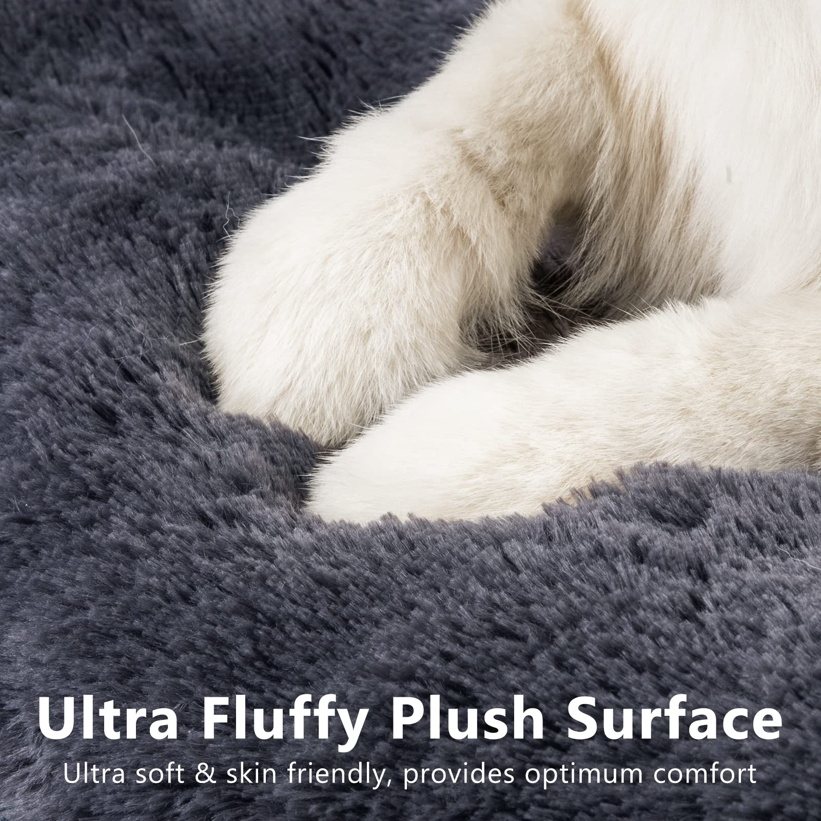 JOEJOY dog bed crate pad thick padding supports joints.