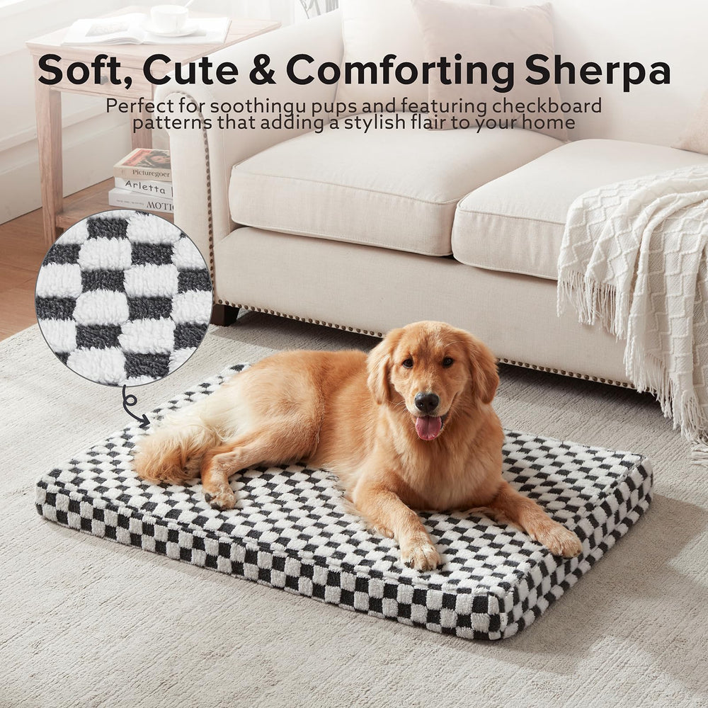 JOEJOY bed showing egg crate foam for even weight distribution and support