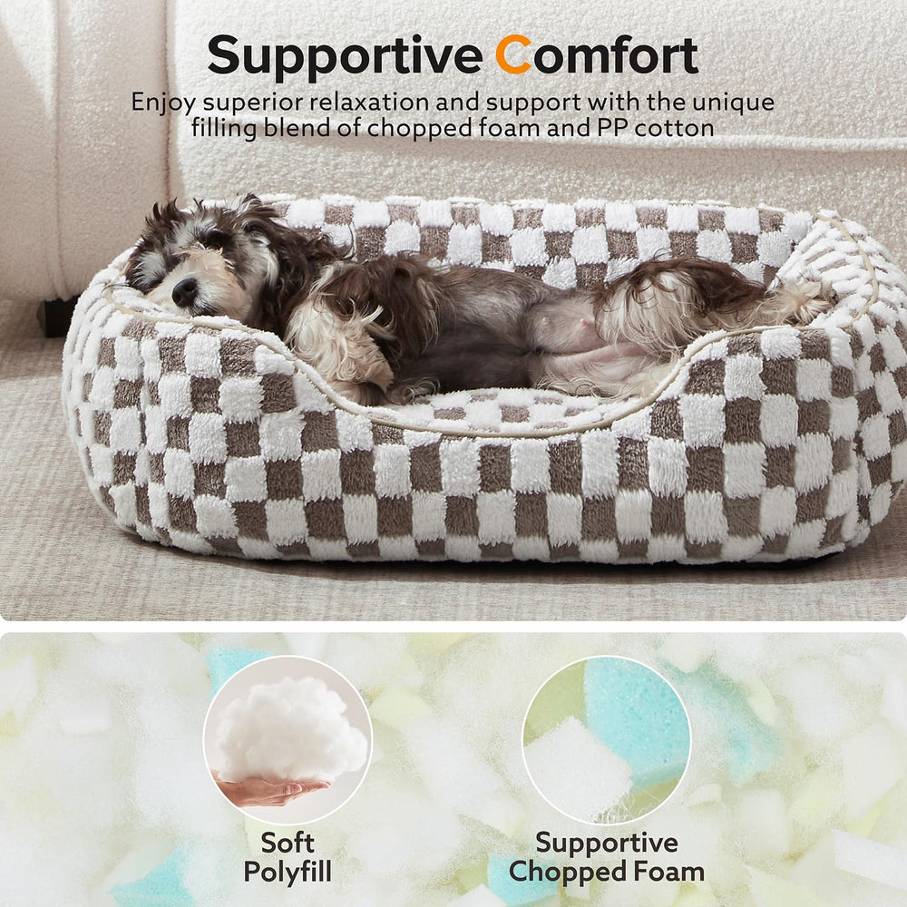 JOEJOY dog bed foam and fiber filling balance comfort