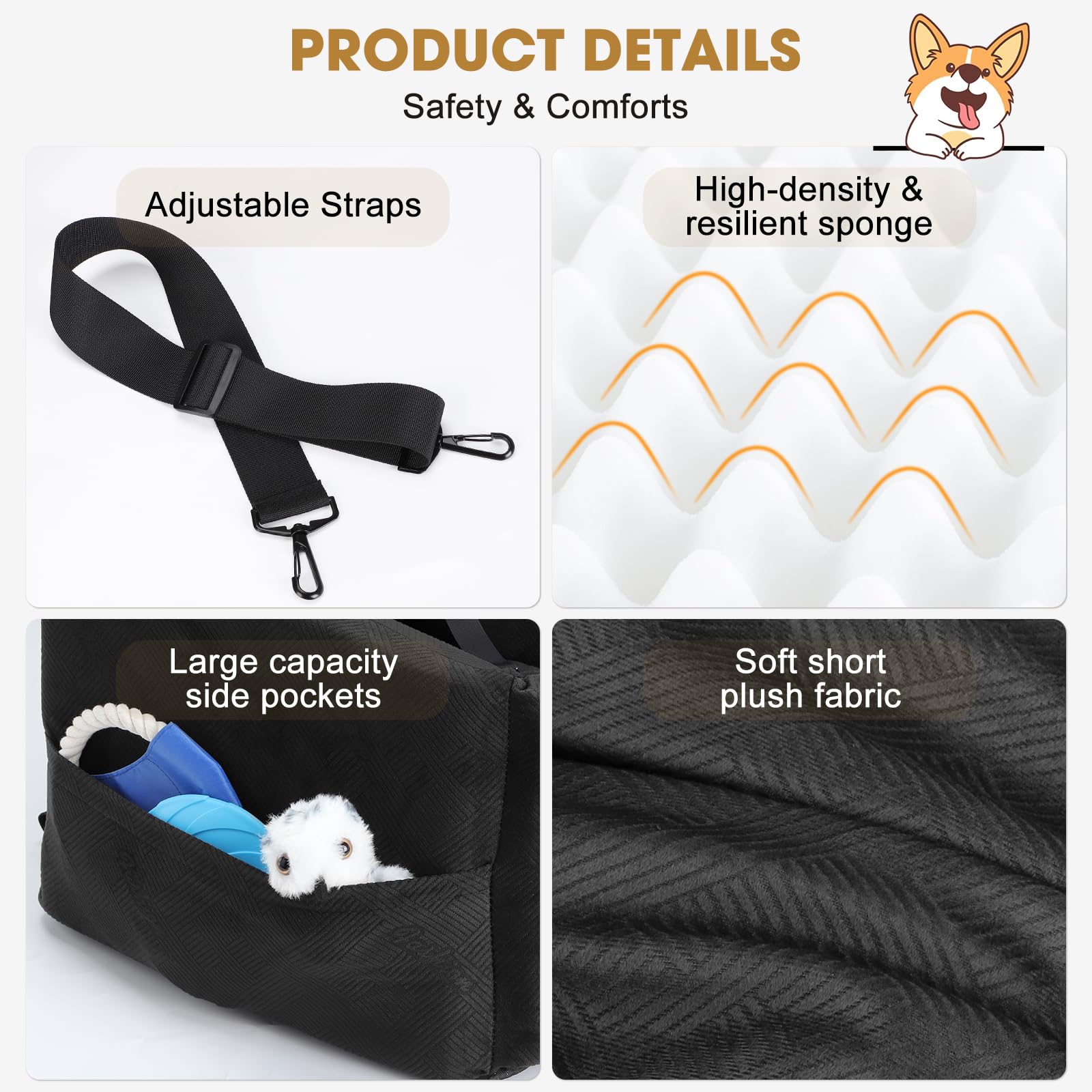 JOEJOY dual-material cover stays cool or warm for year-round comfort.