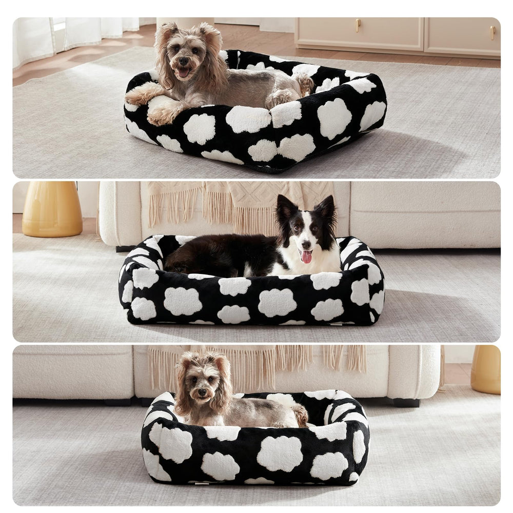JOEJOY Medium Dog Bed size chart helps you choose the right S-XL fit.