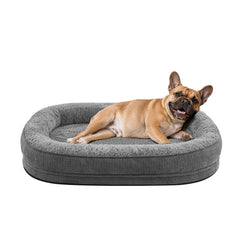 JOEJOY orthopedic dog bed with egg-crate foam for joint support and comfy rest.