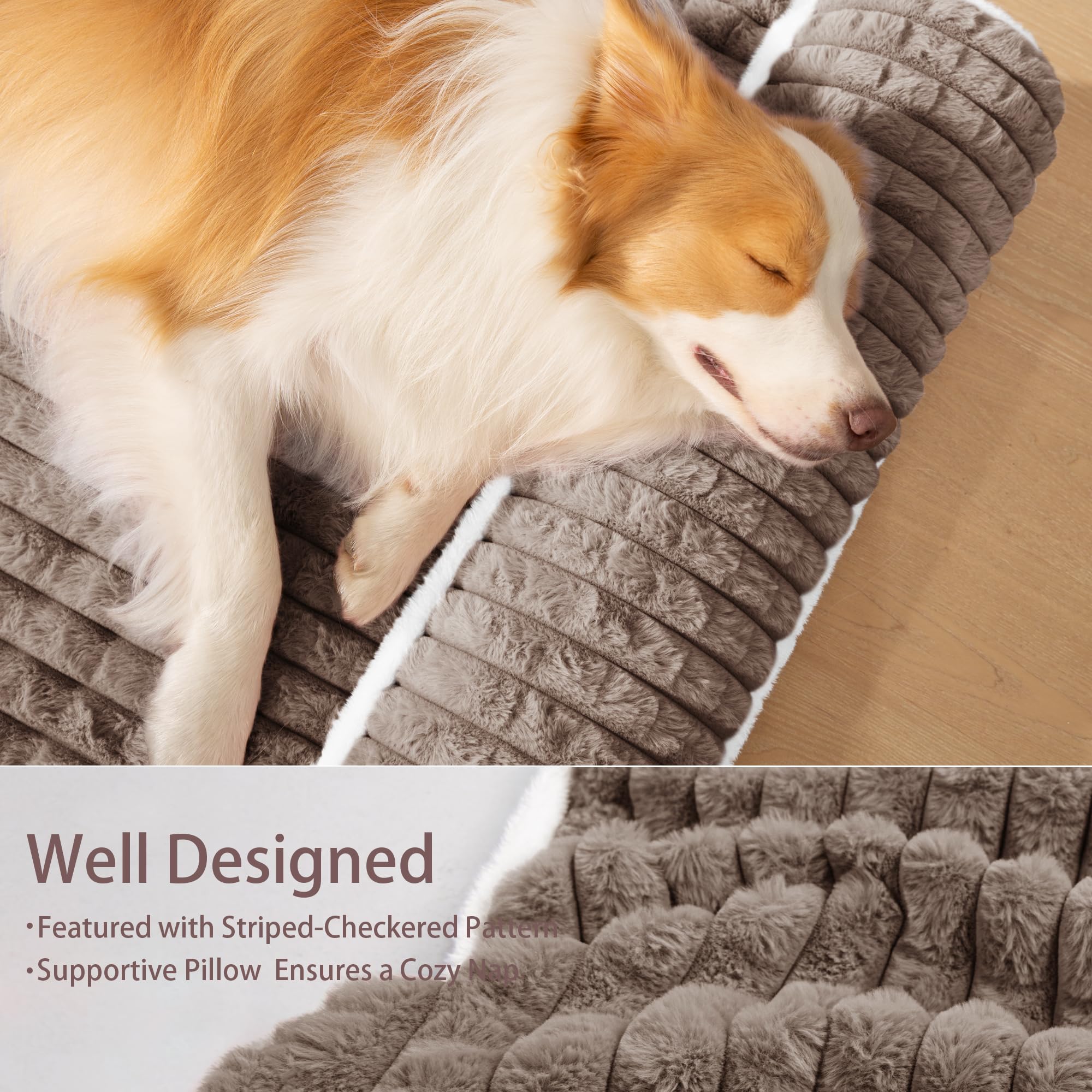Waterproof surface on Jolifield dog bed protects against spills and accidents
