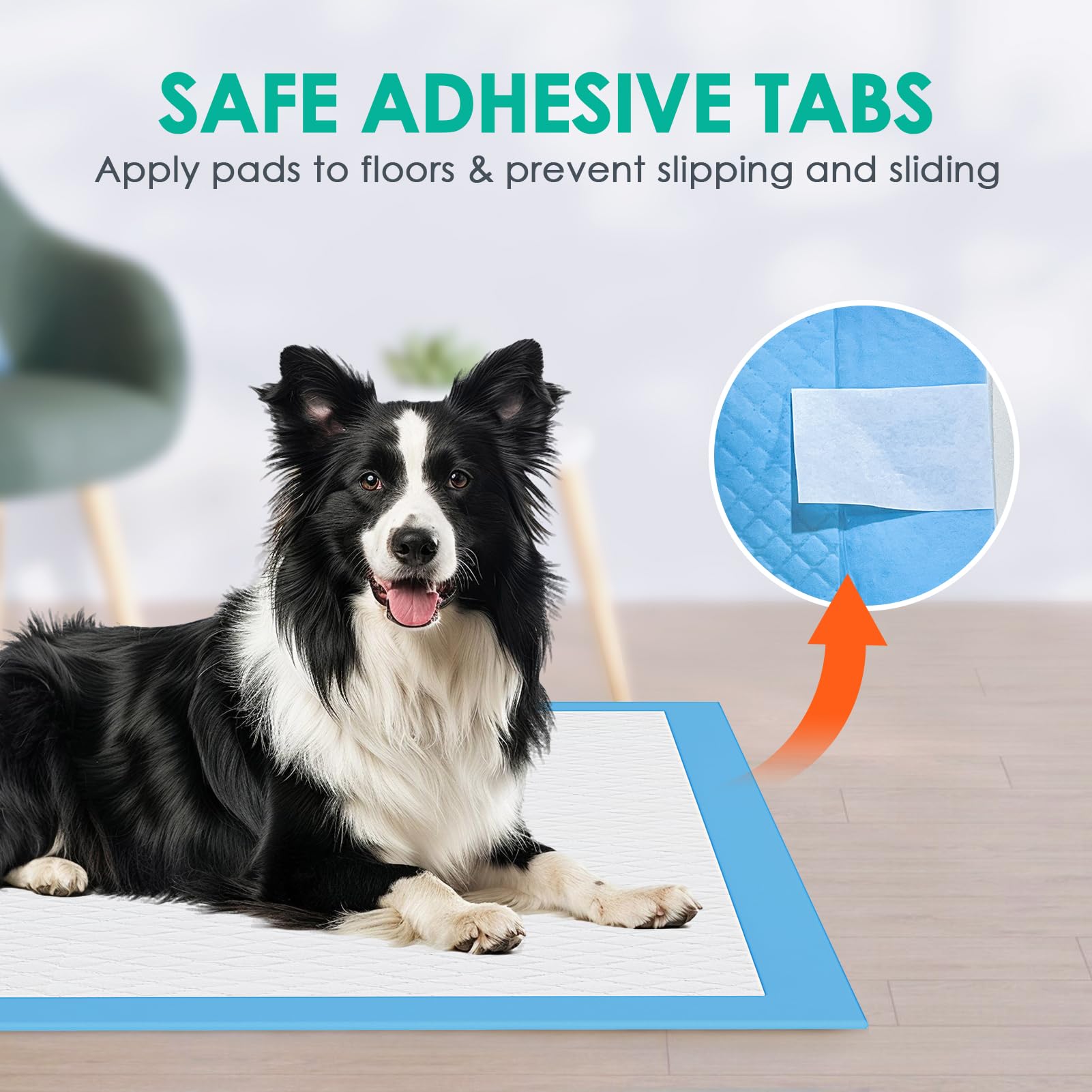 JollyMate deodorant-infused pad helps reduce ammonia odors at home.