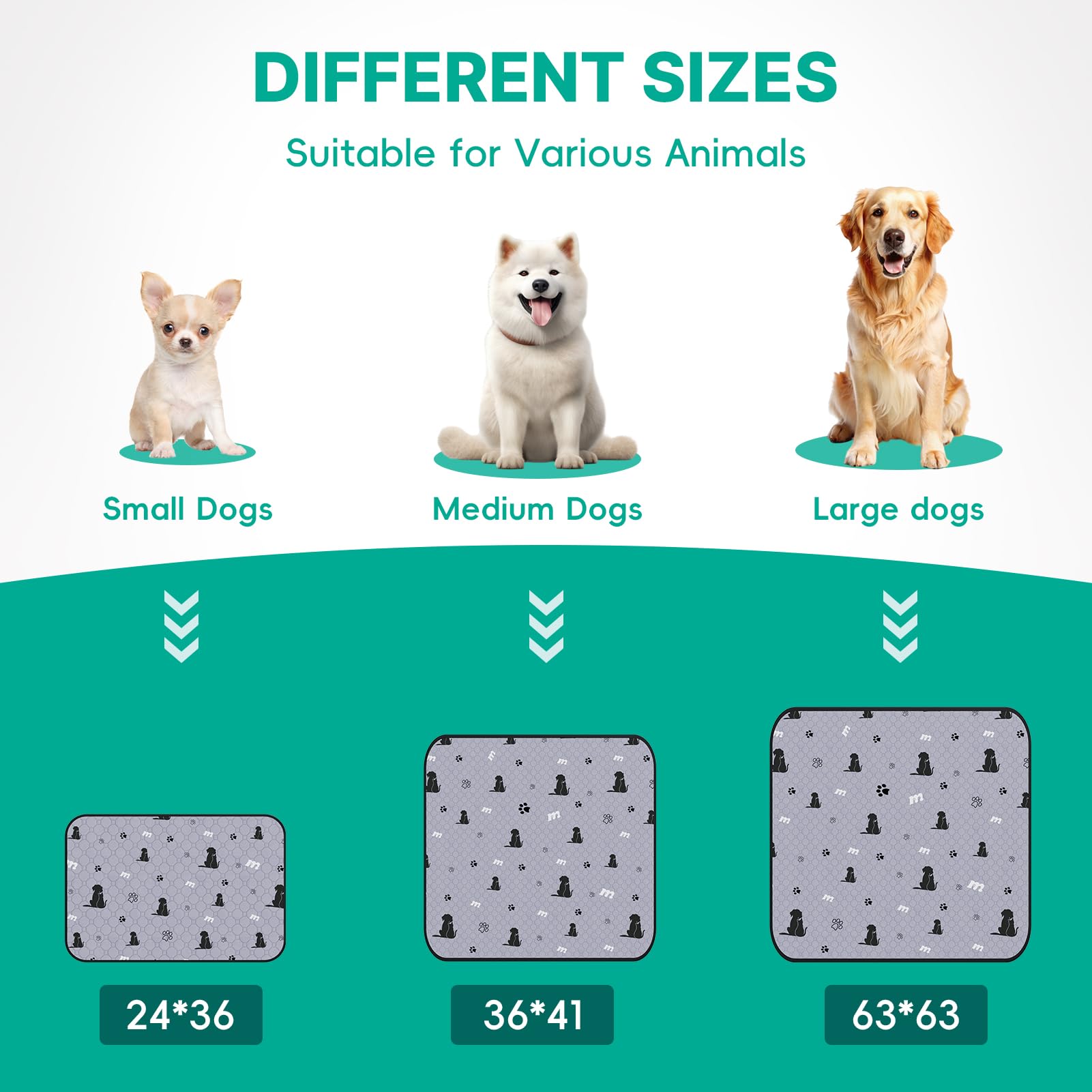 JollyMate pad offers soft-touch material for your dog's comfort.