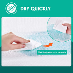 JollyMate six-layer absorbent pad with gel-locking for strong containment.
