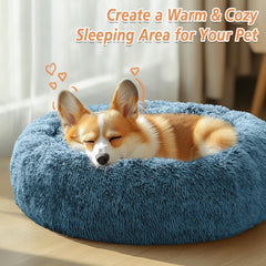 JOLLYVOGUE Calming Dog Bed non-slip base helps keep the bed in place.