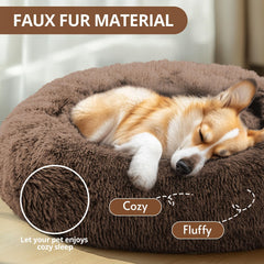 Cama donut JOLLYVOGUE con relleno suave para sueño profundo.