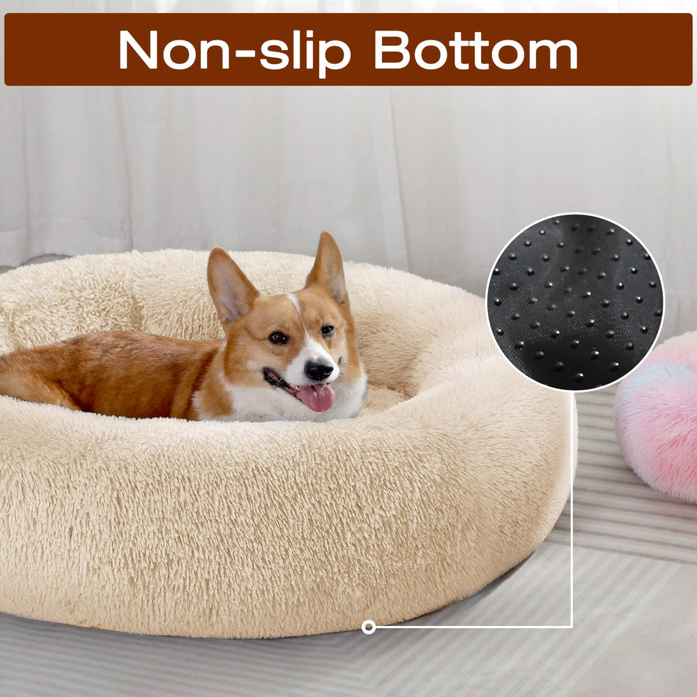 JOLLYVOGUE dog bed headrest detail for neck support