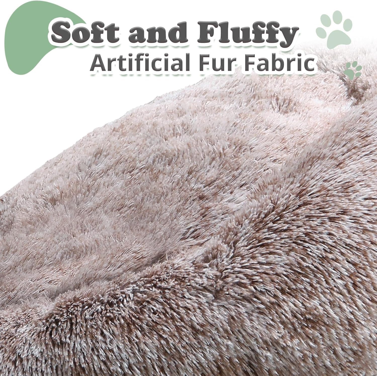 JOLLYVOGUE dog bed non-slip bottom keeps bed steady during energetic play.