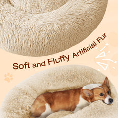 JOLLYVOGUE dog bed non-slip bottom keeps bed in place during play