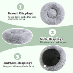 JOLLYVOGUE dog bed removable cover enabling cold-water washing