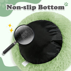 JOLLYVOGUE donut bed headrest provides neck support for relaxed resting.