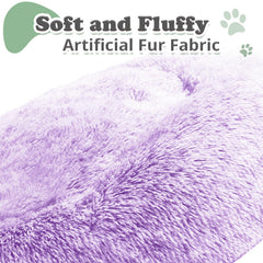 JOLLYVOGUE Donut Bed side view—curled-up comfort with secure edge support.