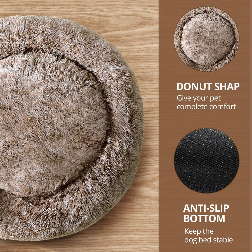 JOLLYVOGUE Soft faux fur surface invites warm naps for pets daily.