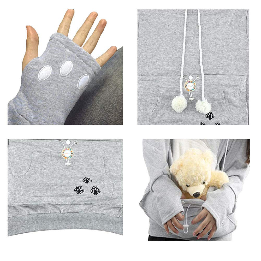 Jomago pom-poms drawstrings detail adds fun flair during outings.