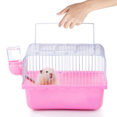 JONS NTY small hamster cage top-handle for easy travel and handling.