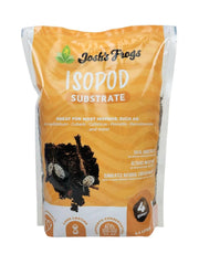 Josh's Frogs Isopod Substrate 4 qt packaging highlights sterile medium for clean cultures.