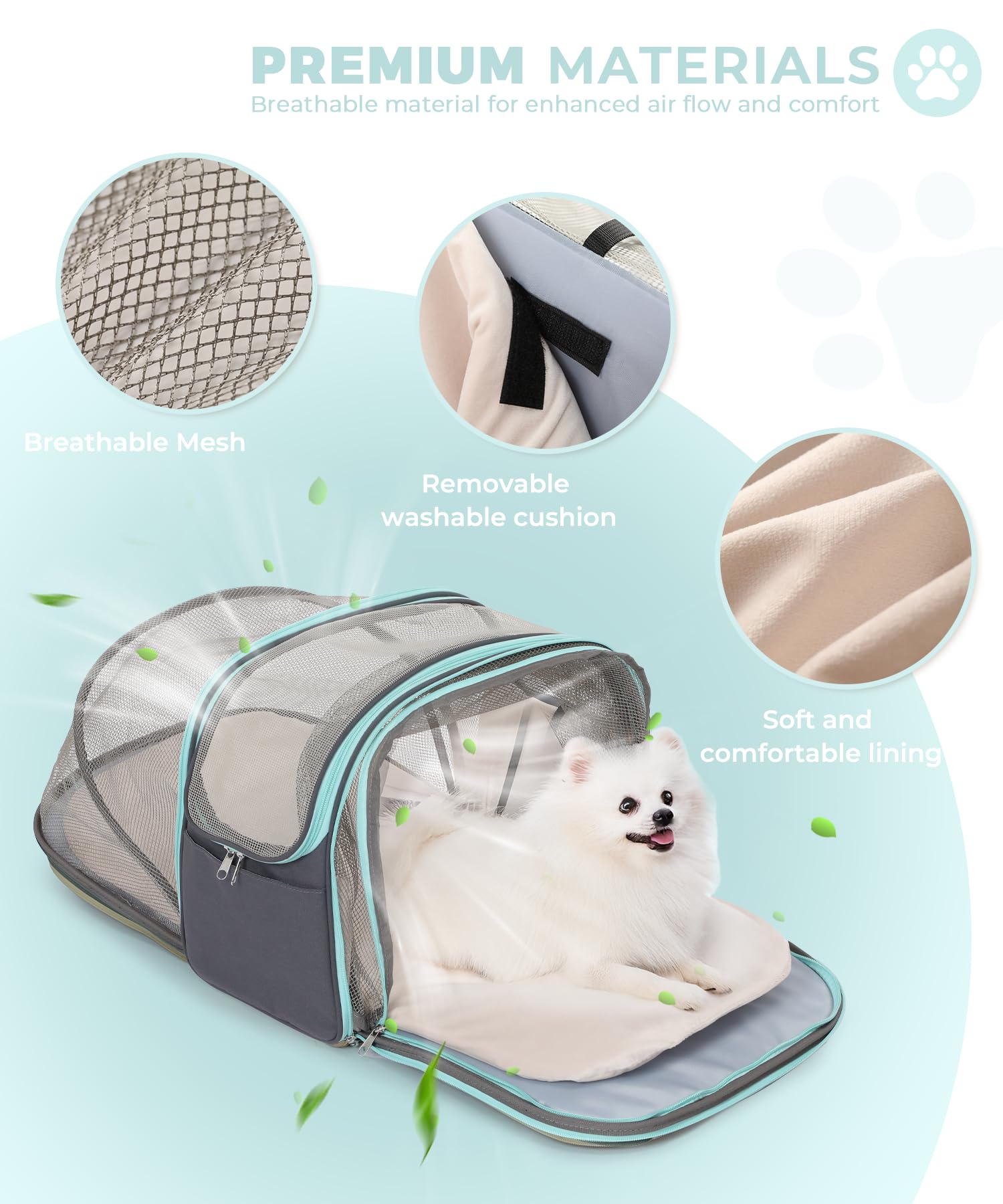 JourCraf airline-approved pet travel bag for cabin use.