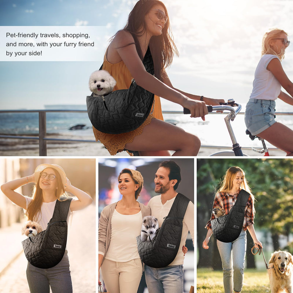 JourCraf breathable cotton material keeps pets cool during longer outings