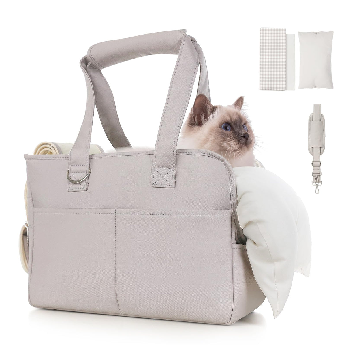 JourCraf dog carrier soft-sides front view ideal for travel