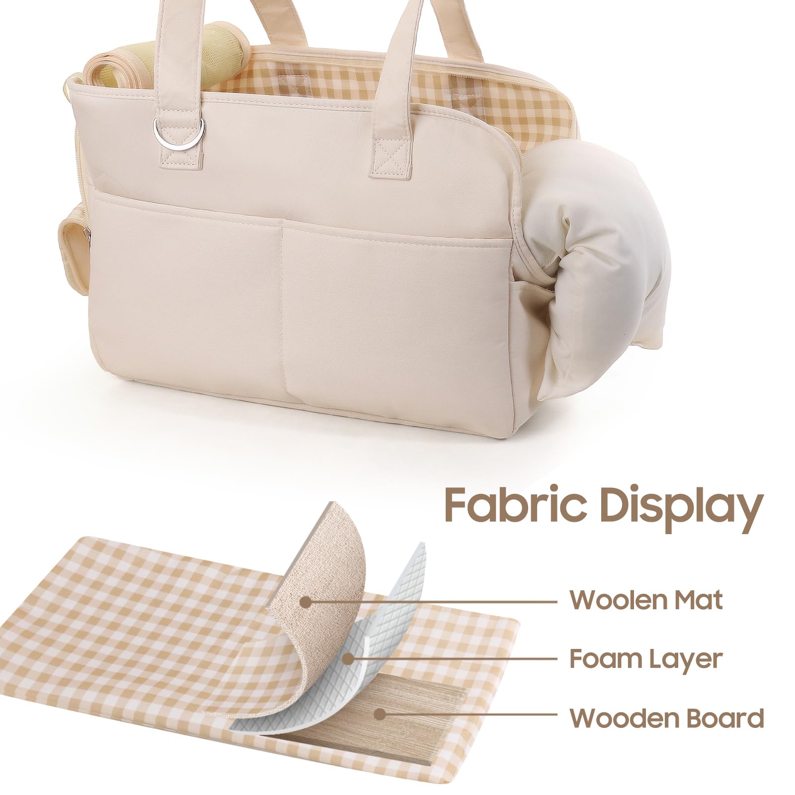 JourCraf dog purse carrier folded compact for easy storage