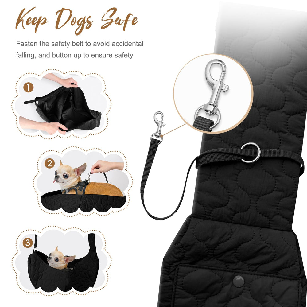 JourCraf non-slip shoulder strap keeps the carrier secure during activities