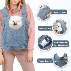 JourCraf Pet Carrier Backpack interior shows padded panels and removable bottom pad.
