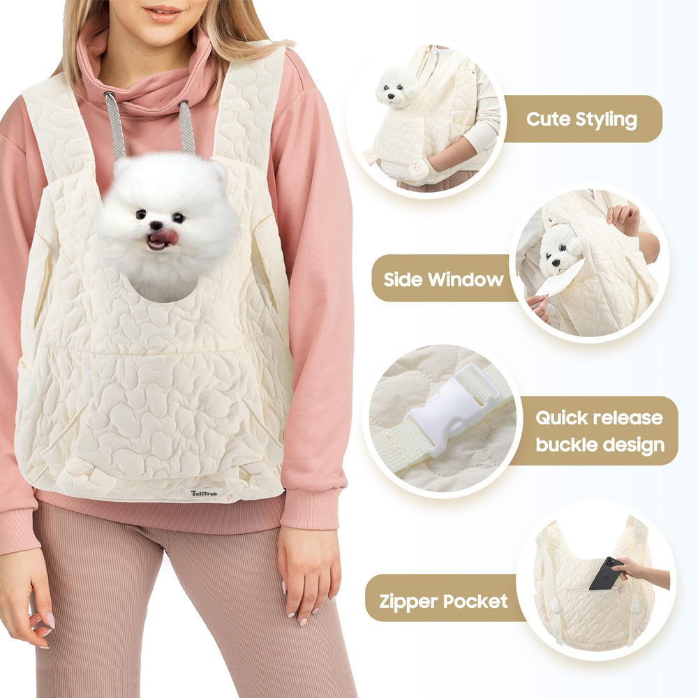 JourCraf Pet Carrier Backpack interior with soft padding for comfortable rides.