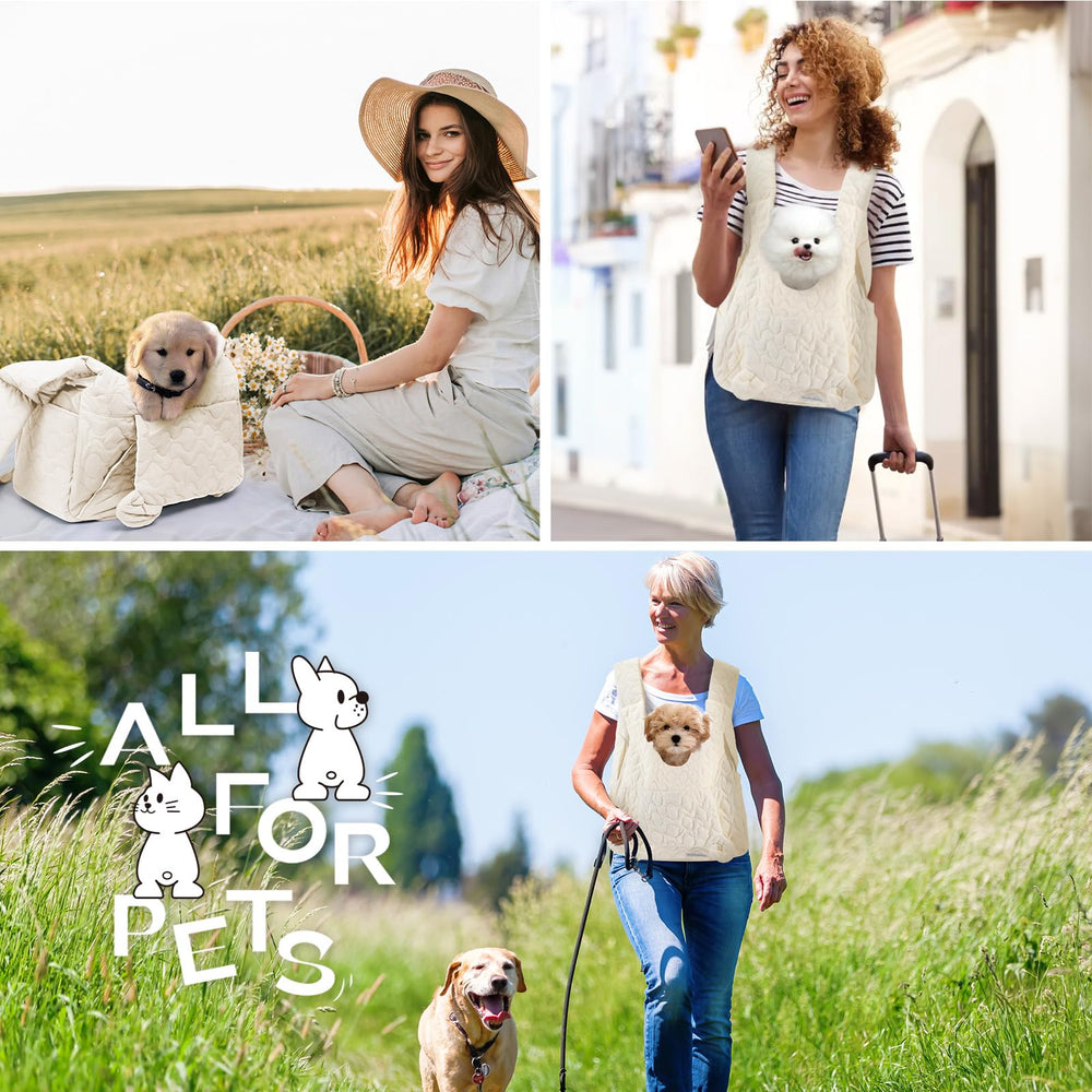 JourCraf Pet Carrier Backpack pocket layout keeps essentials within reach.