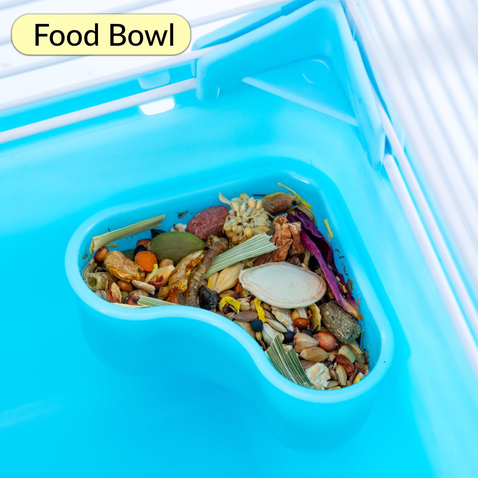 JOUSONTY 11-inch travel hamster carrier easy-clean design simplifies maintenance.