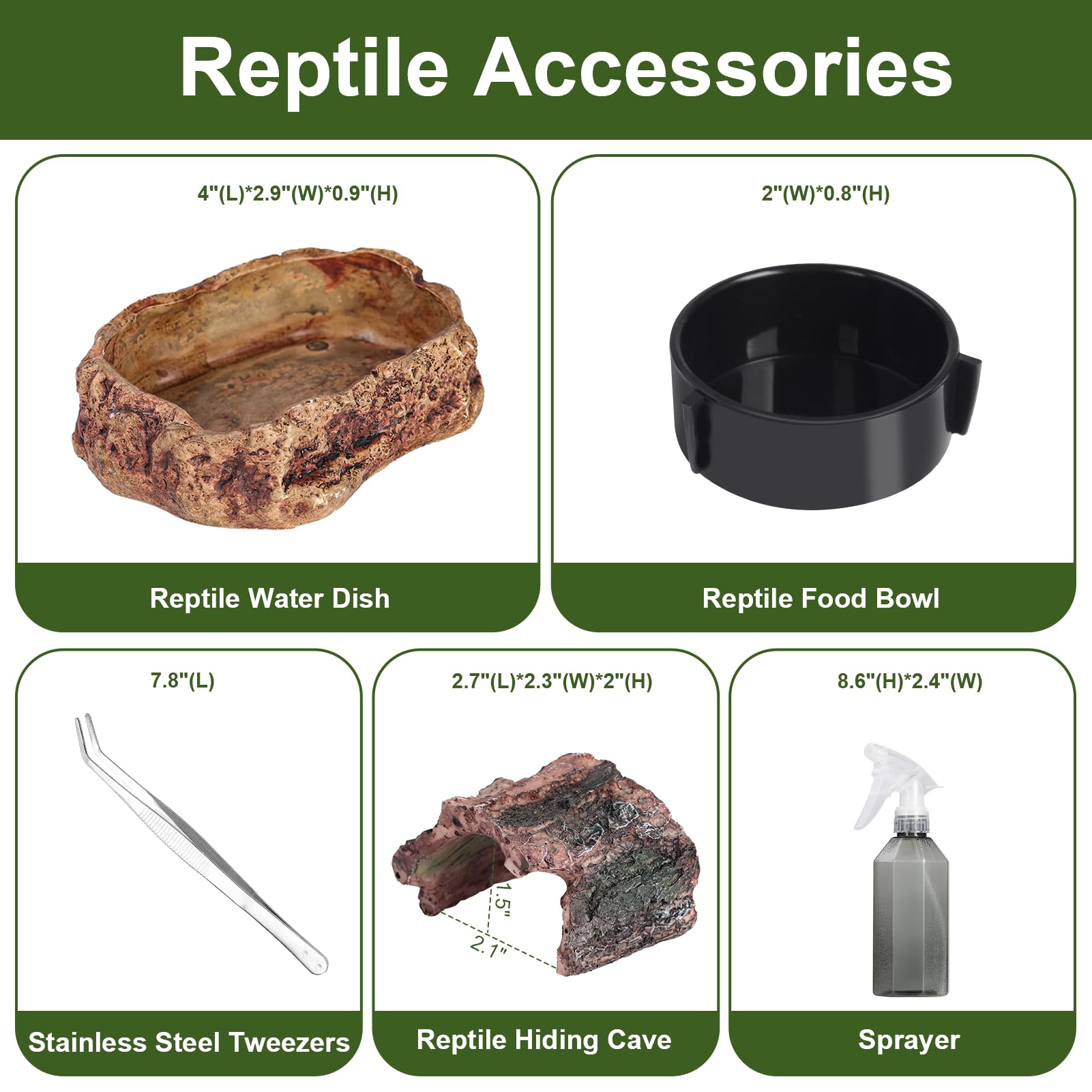 JoviQ Reptile PC Terrarium top view emphasizes ventilation and easy maintenance