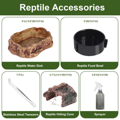 JoviQ Reptile PC Terrarium top view emphasizes ventilation and easy maintenance